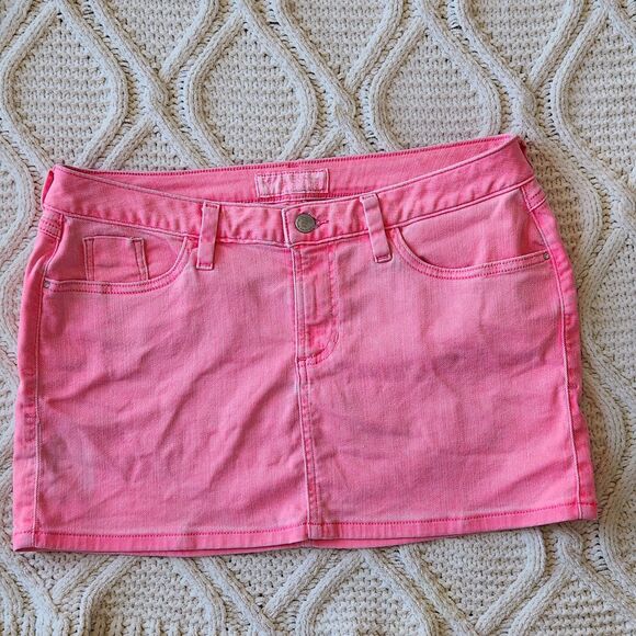 G by Guess Dresses & Skirts - Vintage Hot Pink Stonewashed Guess Mini Skirt Size 30